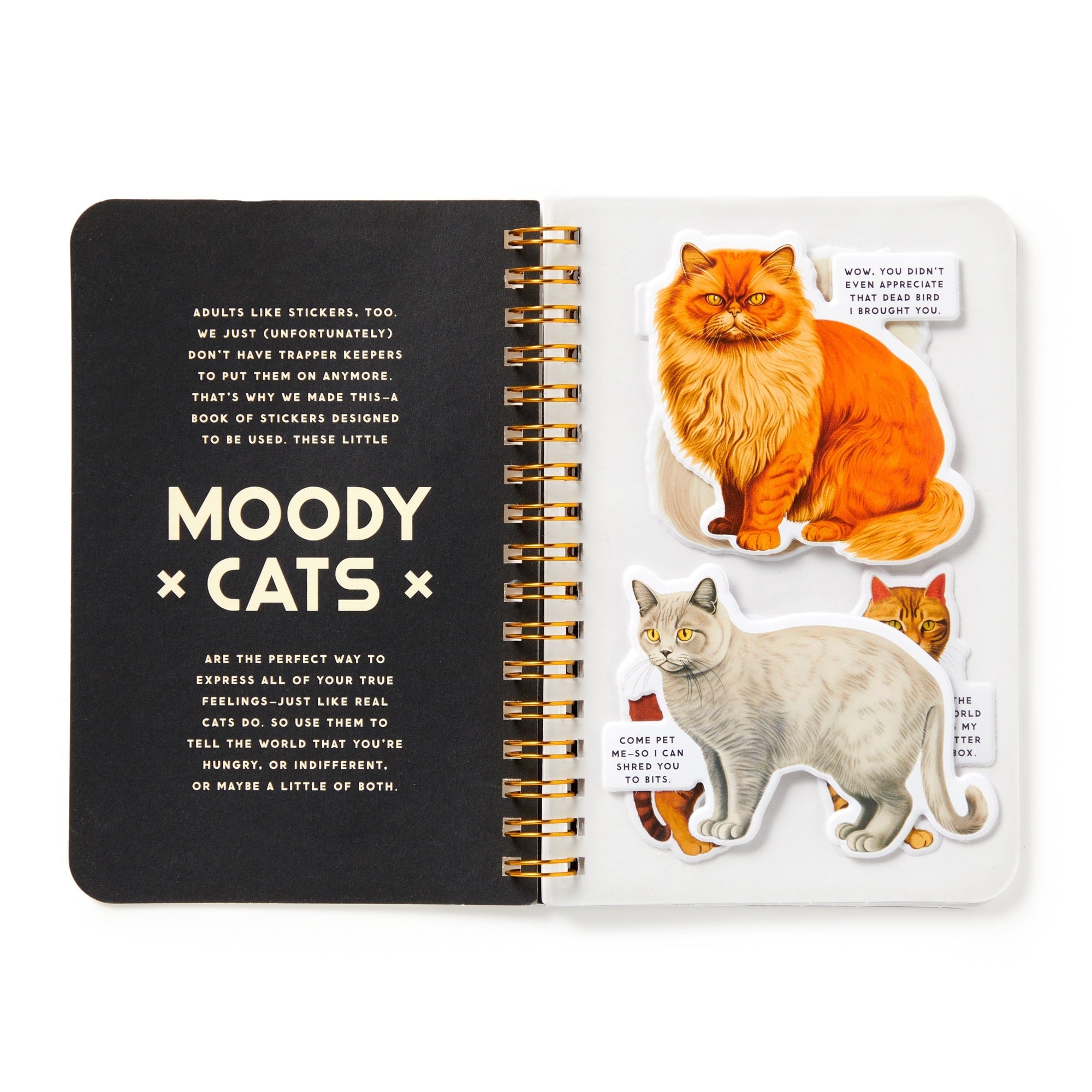 galison-moody-cats-stickerbuch-katzen-18-seiten image 4