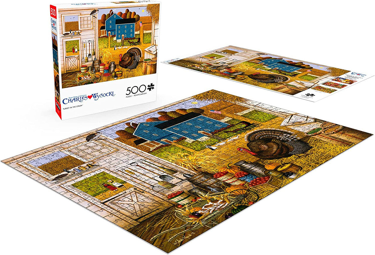 buffalo-games-turkey-in-the-straw-puzzle-500-teile-americana image 4