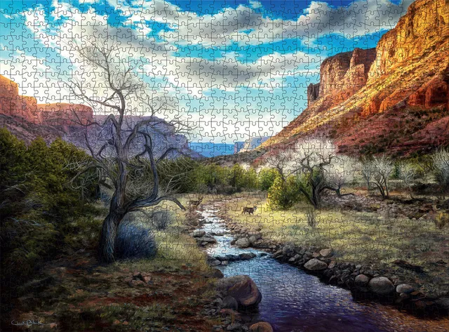 buffalo-games-chuck-black-beneath-the-glory-puzzle-1000-teile-canyon image 1