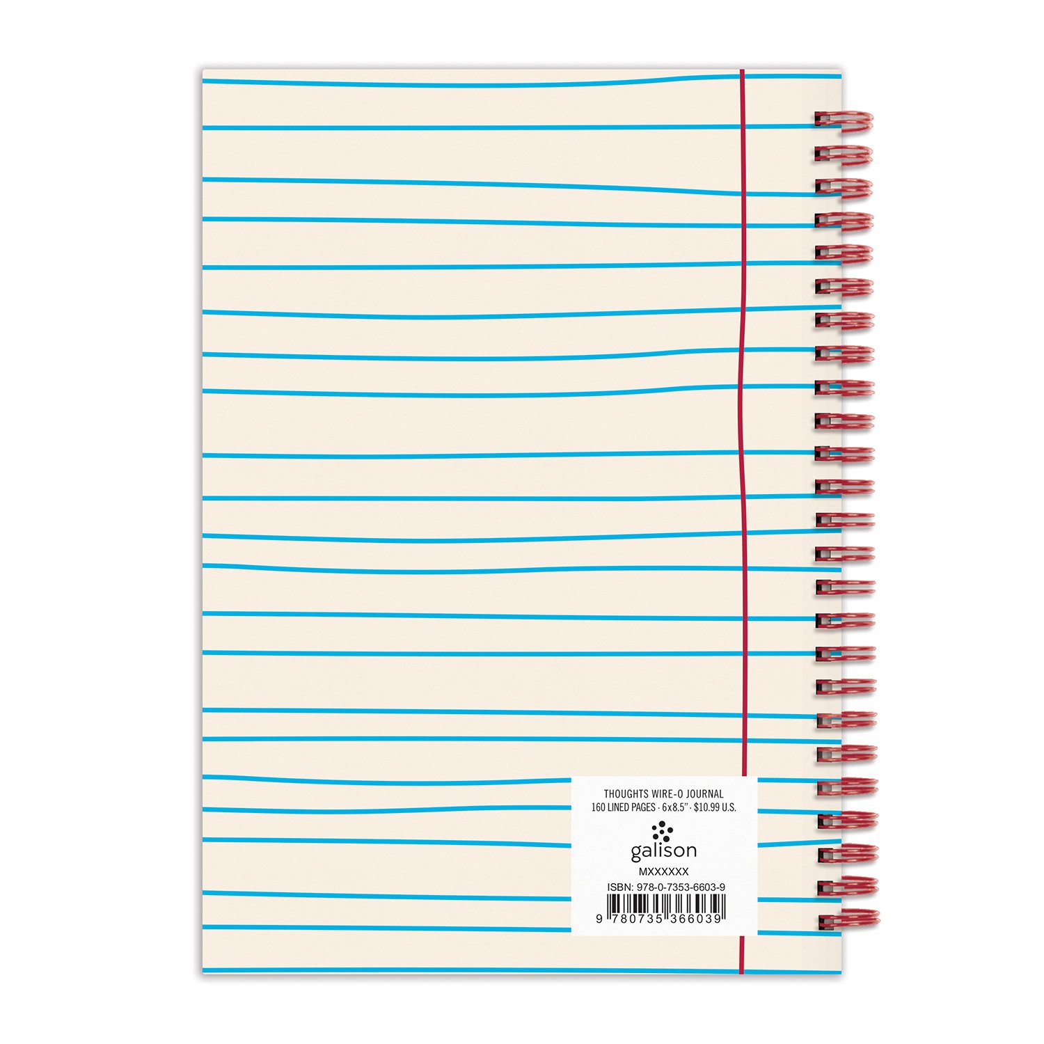 galison-thoughts-wire-o-journal-notizbuch-a5-liniert-160-seiten image 4
