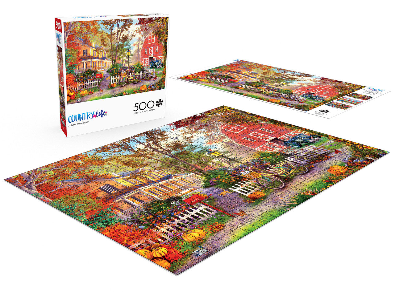 buffalo-games-autumn-farmhouse-500-teile-puzzle-herbst image 2