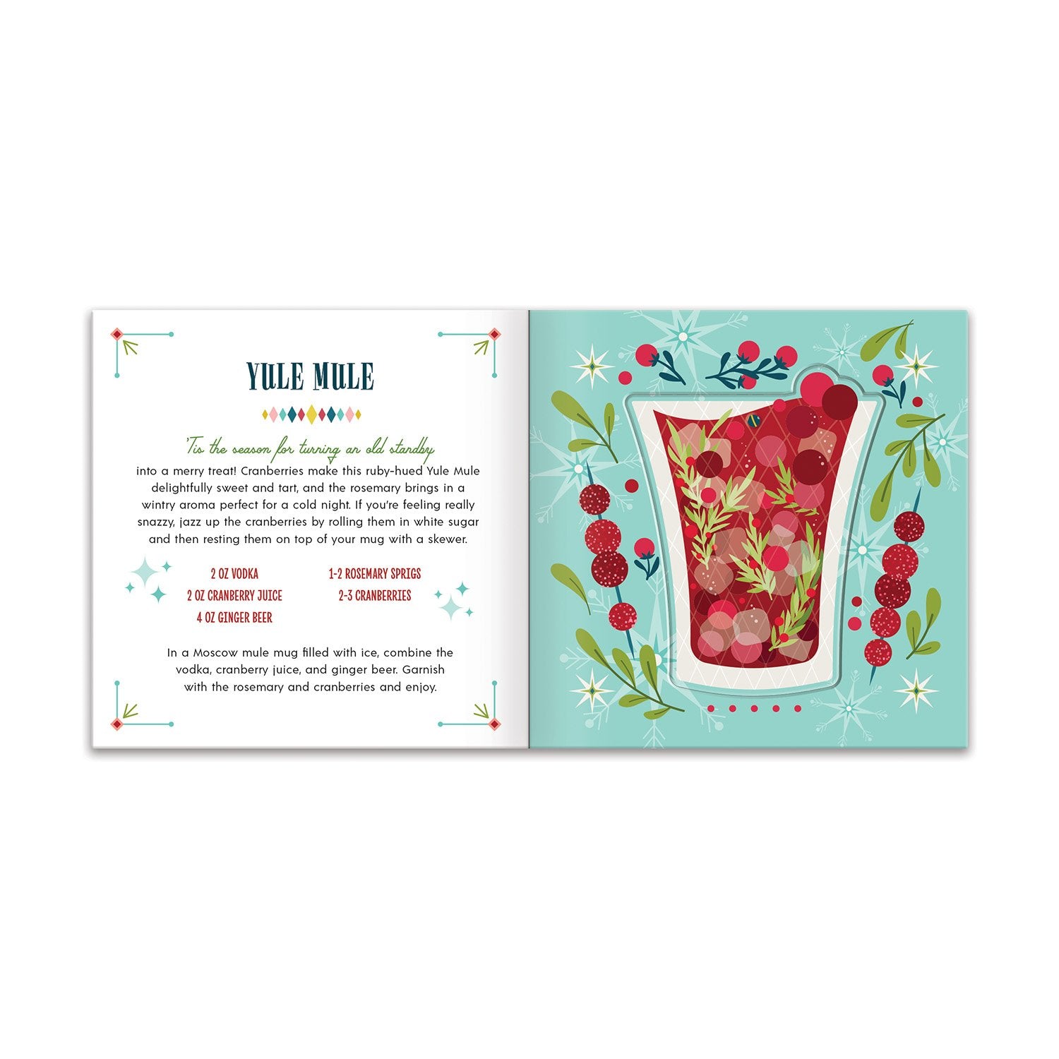 galison-lit-like-a-christmas-tree-untersetzer-buch-10-rezepte image 4