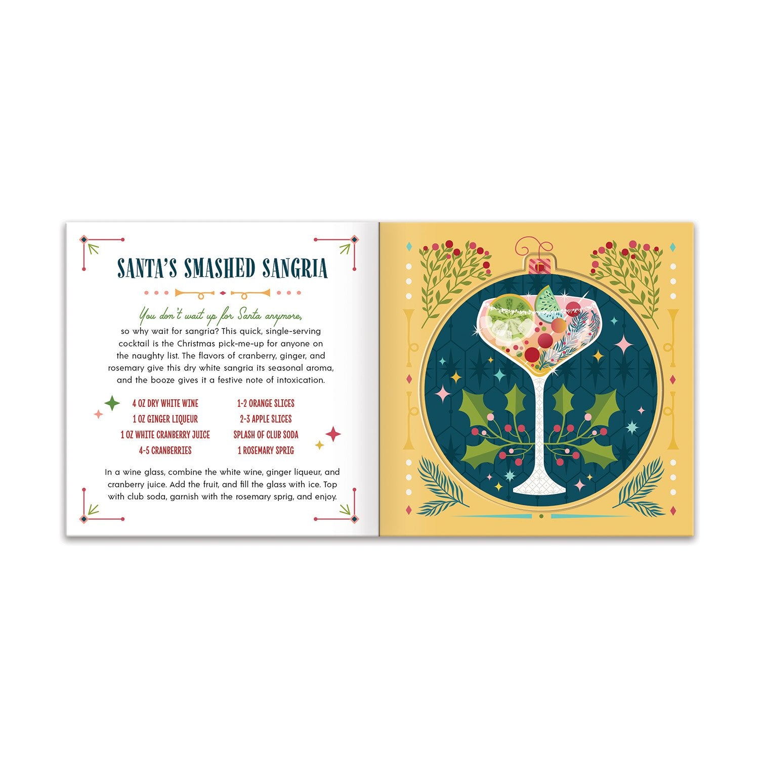 galison-lit-like-a-christmas-tree-untersetzer-buch-10-rezepte image 3