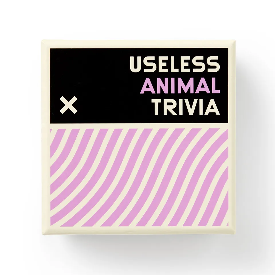 galison-useless-animal-trivia-quizspiel-200-karten-tiere image 1