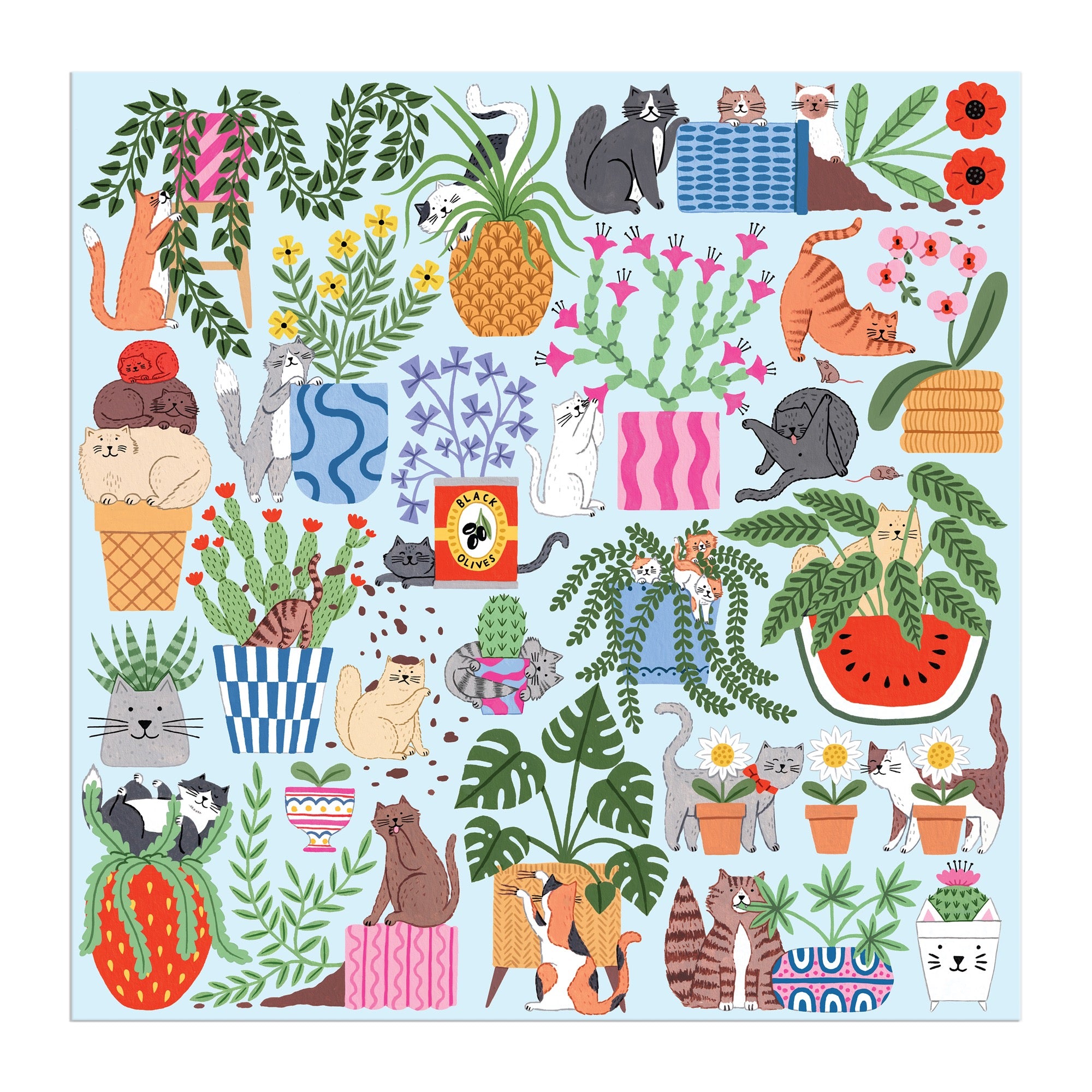 galison-cats-in-the-houseplants-puzzle-500-teile-katzen image 6