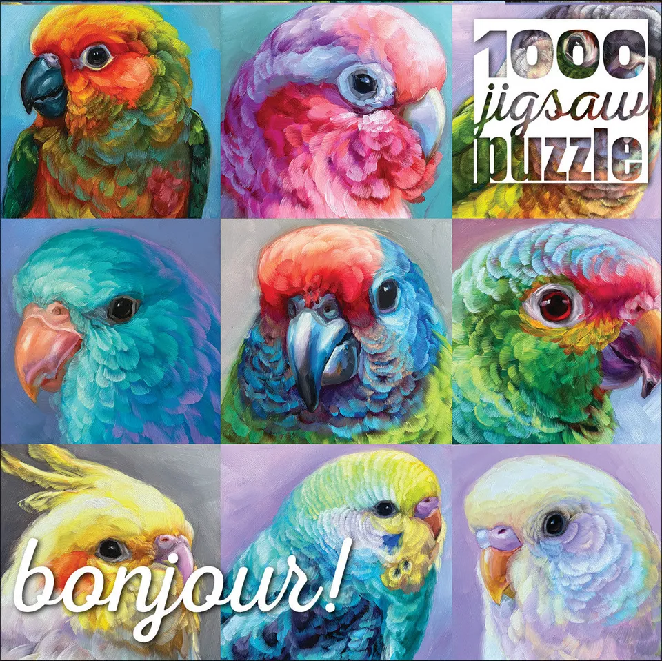 buffalo-games-bonjour-parrot-perfection-puzzle-1000-teile image 1