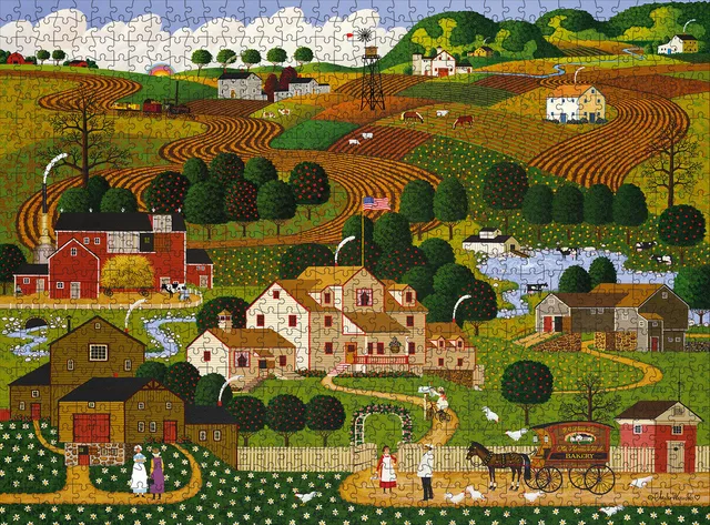 buffalo-games-wysocki-old-homestead-puzzle-1000-teile-bauernhof image 1