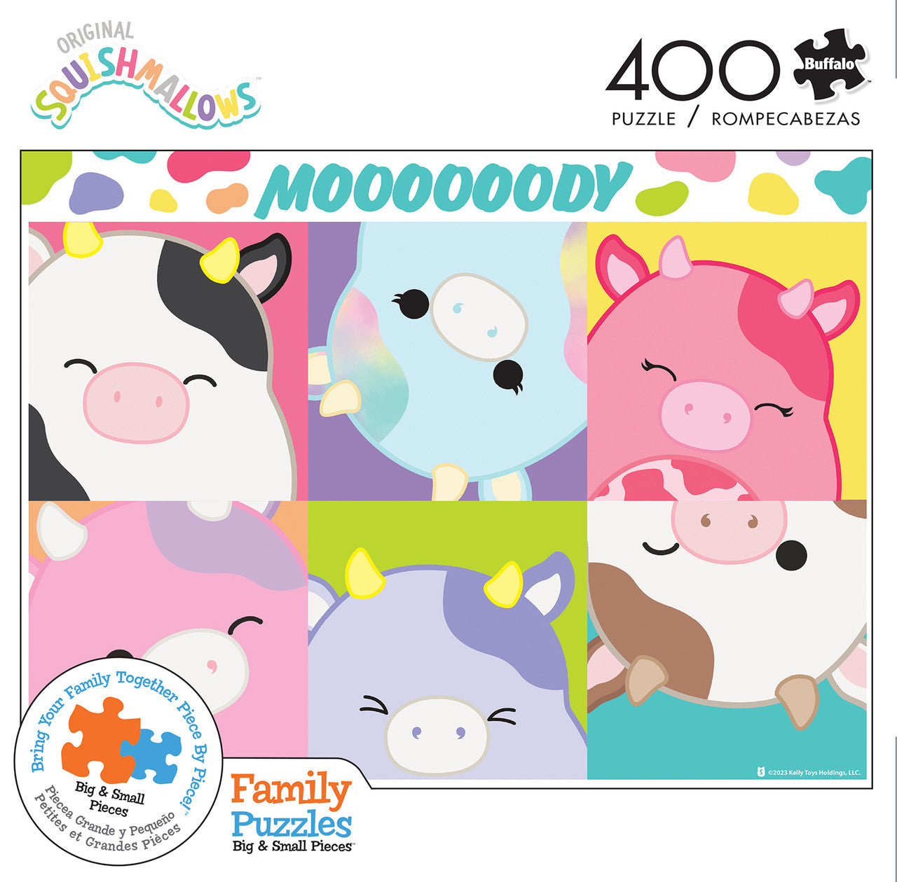 buffalo-games-moooooody-family-puzzle-400-teile-squishmallows-kuh image 2