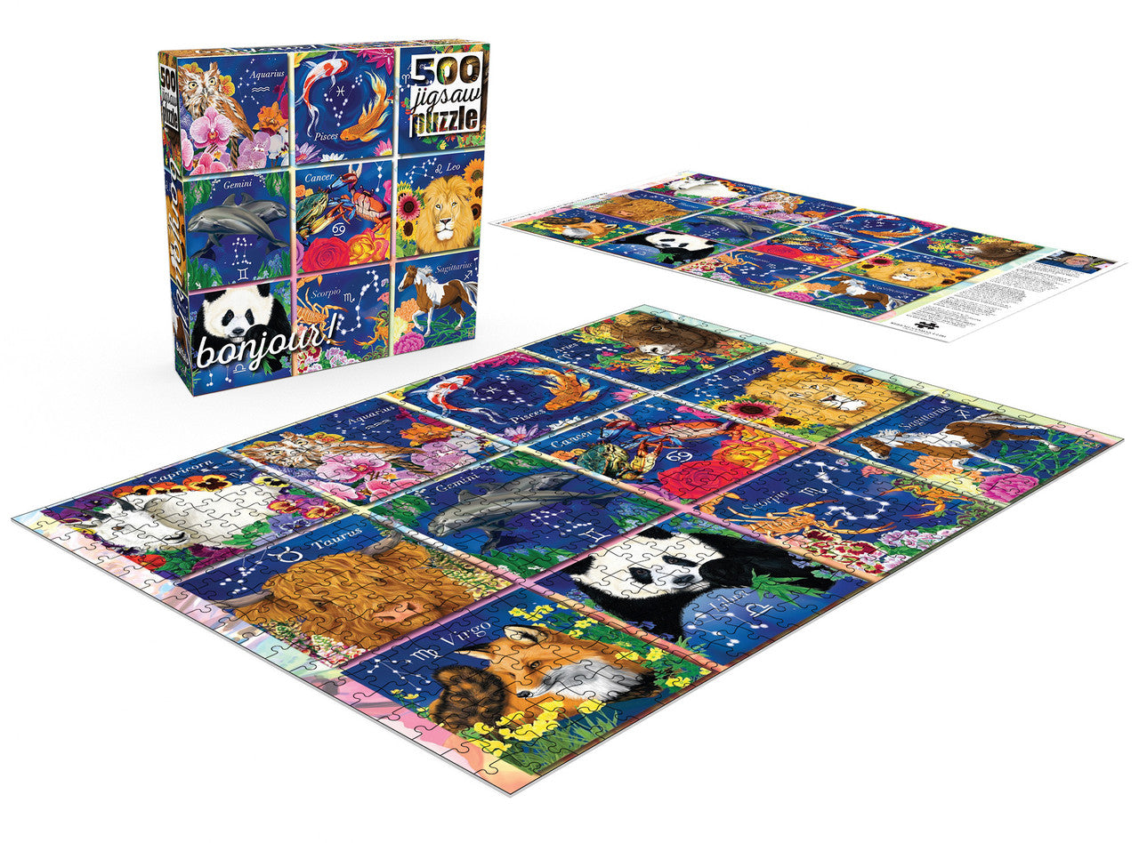 buffalo-games-bonjour-botanical-zodiac-500-teile-puzzle-sternzeichen image 3