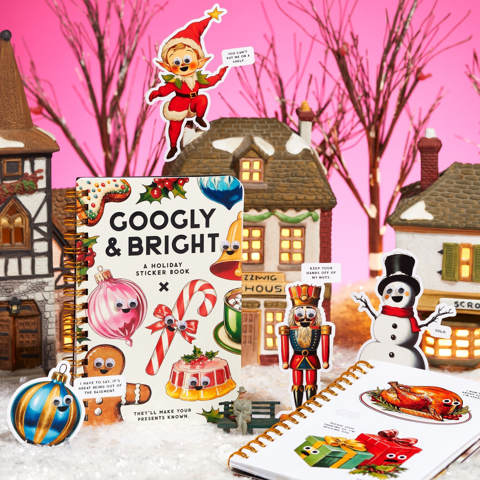 galison-googly-bright-stickerbuch-weihnachten-20-seiten image 4
