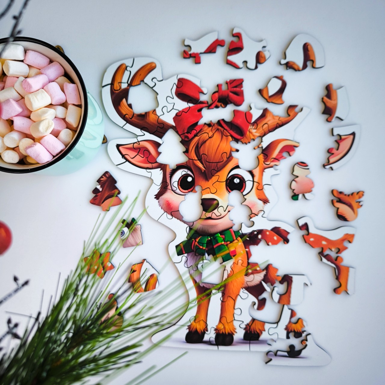 milliwood-christmas-holzpuzzle-rentier-50-teile-kinder image 6