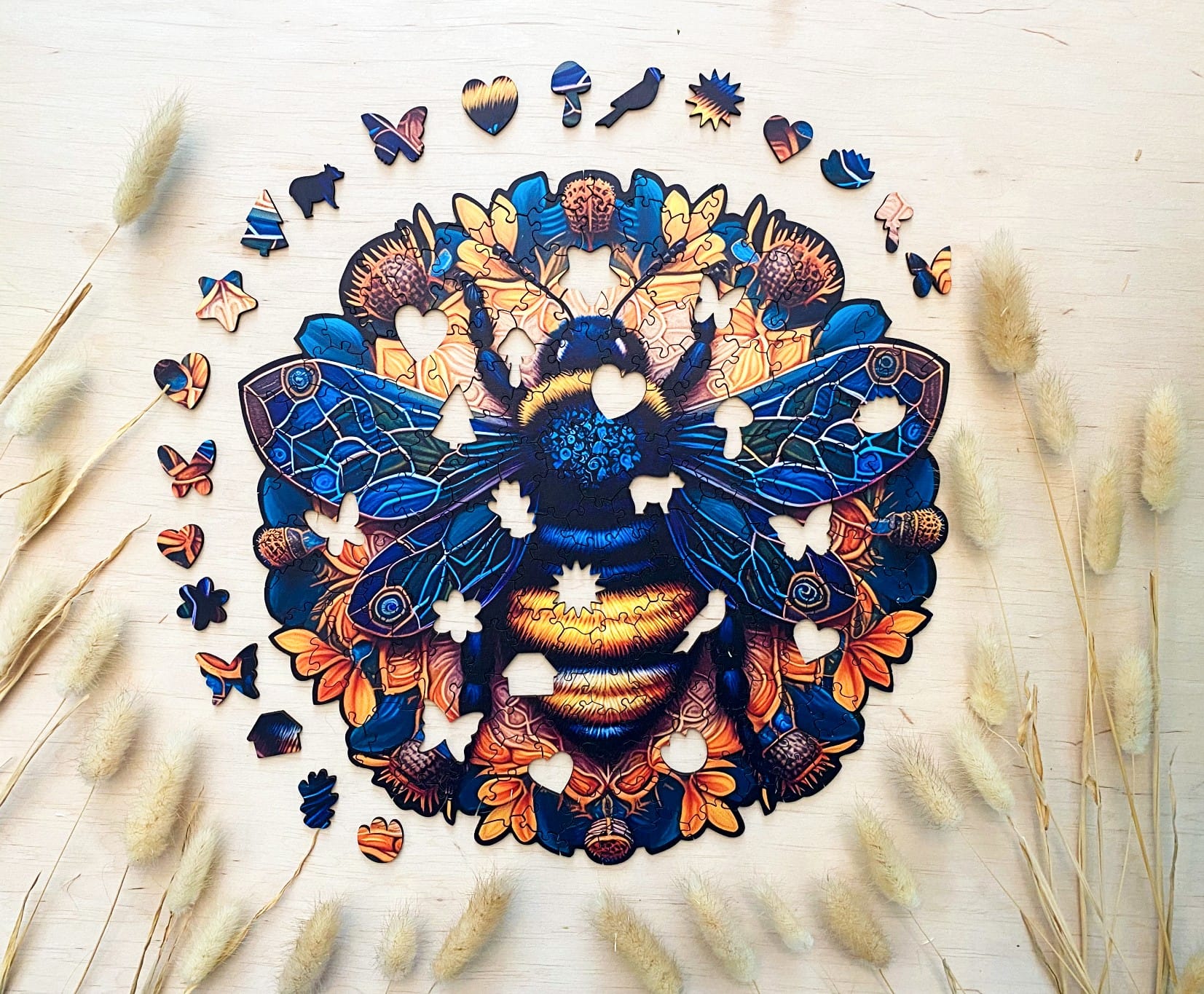 milliwood-peace-and-harmony-abundance-holzpuzzle-206-teile image 2