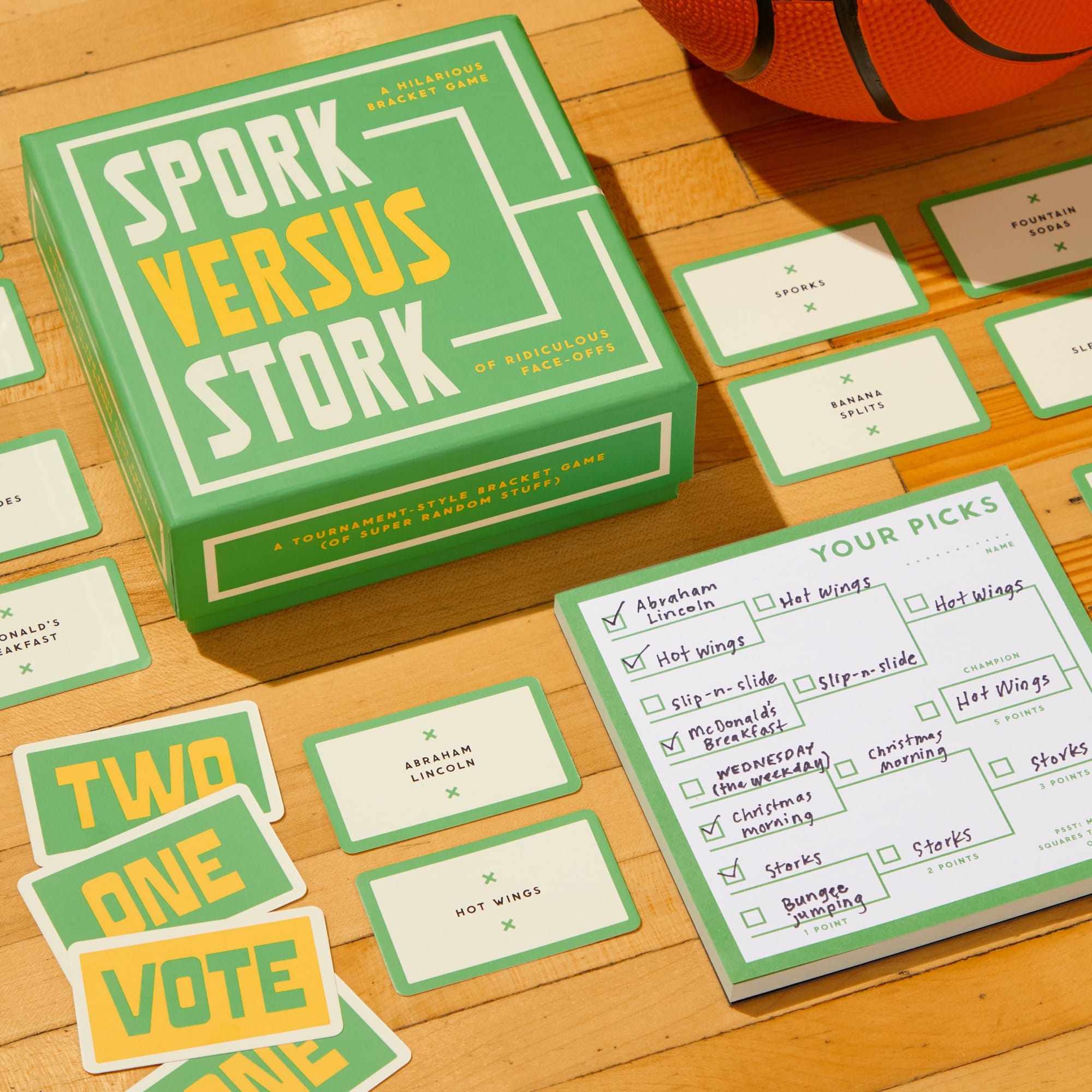galison-spork-versus-stork-partyspiel-kartenspiel-ab-3-spieler image 3