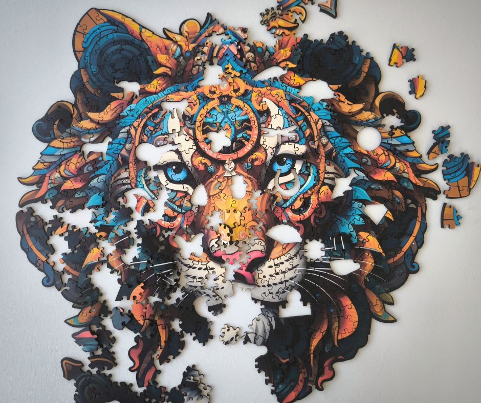 milliwood-peace-and-harmony-tiger-courage-holzpuzzle-400-teile-erwachsene image 5