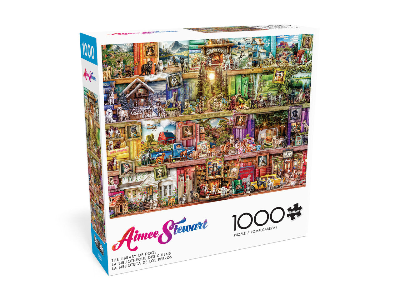 buffalo-games-library-of-dogs-puzzle-1000-teile-hunde image 3