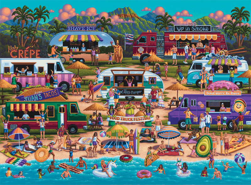 buffalo-games-hawaiian-food-truck-1000-teile-puzzle-strand image 2
