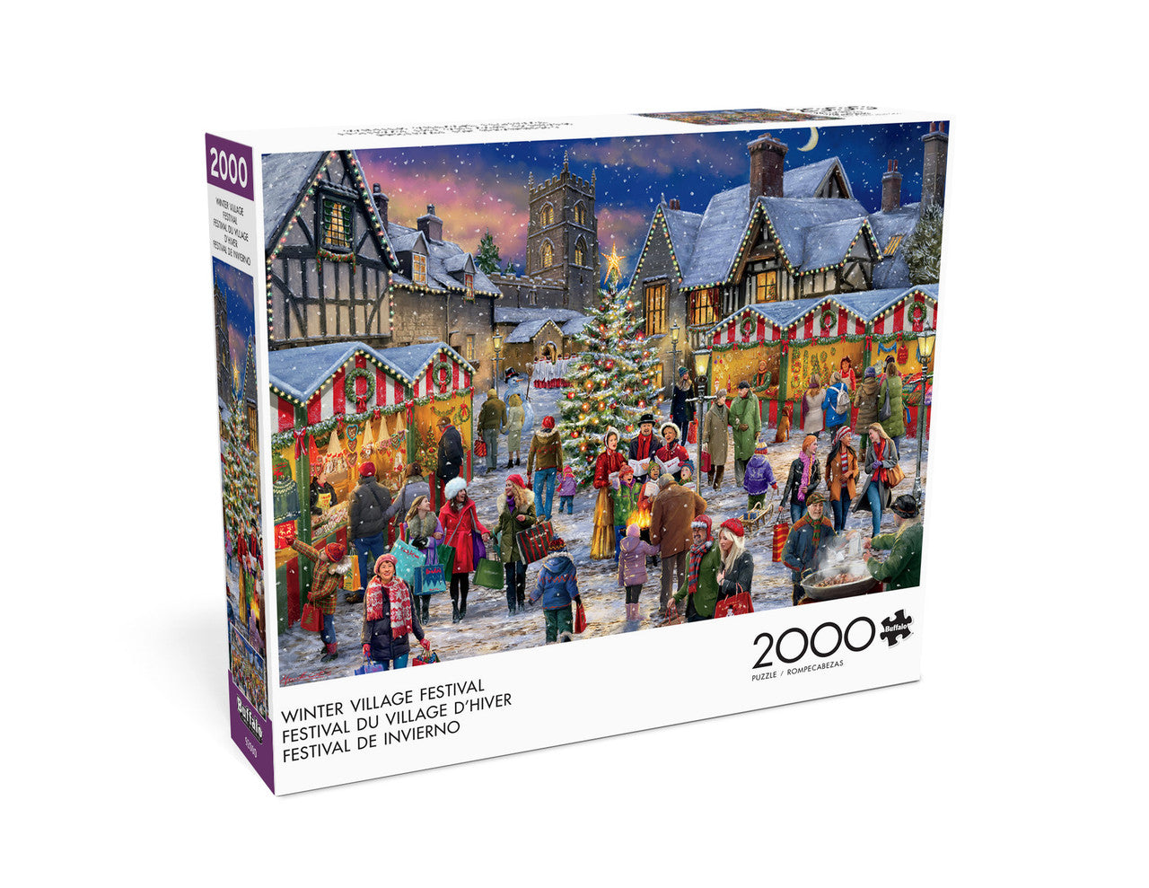 buffalo-games-winter-village-festival-puzzle-2000-teile-winter image 2