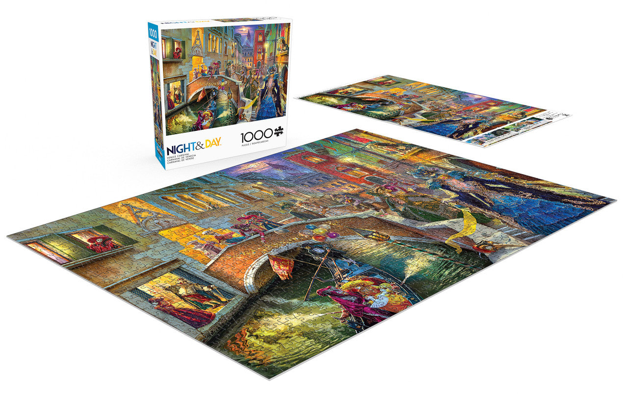 buffalo-games-night-day-venice-carnival-1000-teile-puzzle image 2