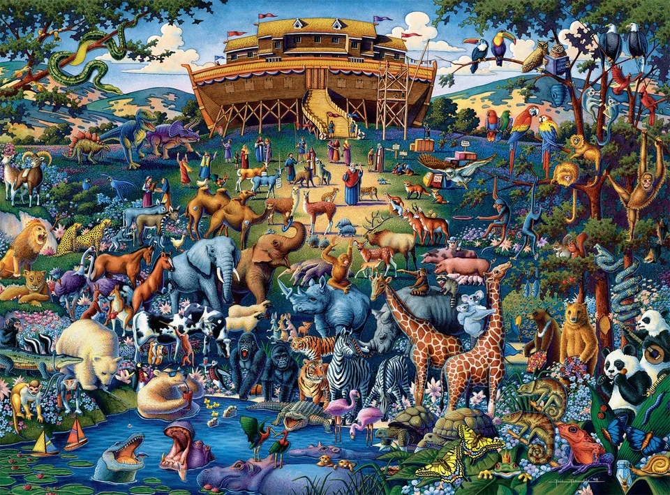 buffalo-games-eric-dowdle-noah-s-ark-1000-teile-puzzle-arche image 1