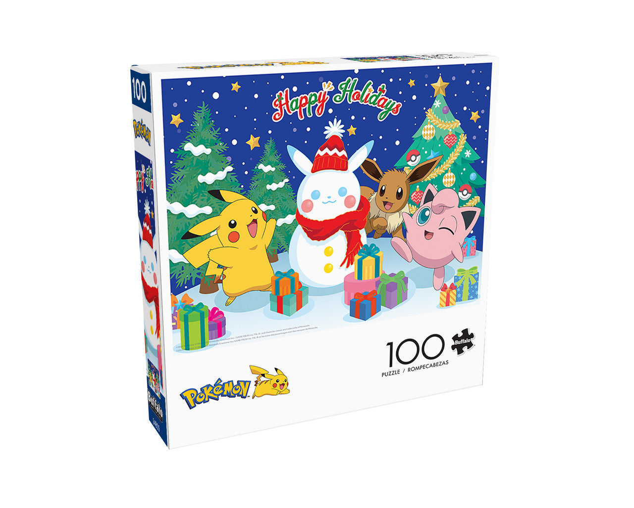 buffalo-games-pokemon-pikachu-snowman-puzzle-100-teile-winter image 3
