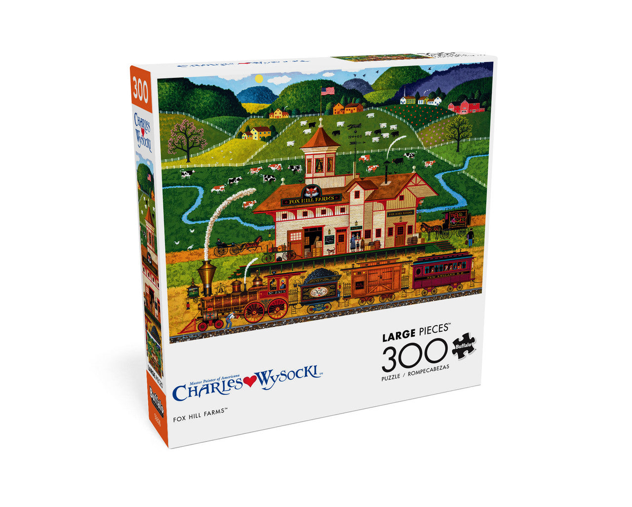 buffalo-games-fox-hill-farms-300-teile-puzzle-bahnhof image 4