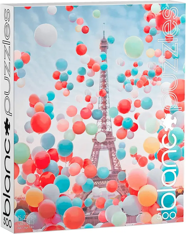 blanc-eiffel-tower-balloons-puzzle-500-teile-paris image 1