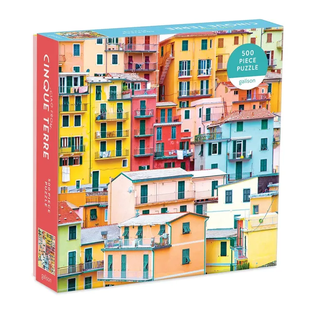 galison-ciao-cinque-terre-puzzle-500-teile-italien-gold image 1