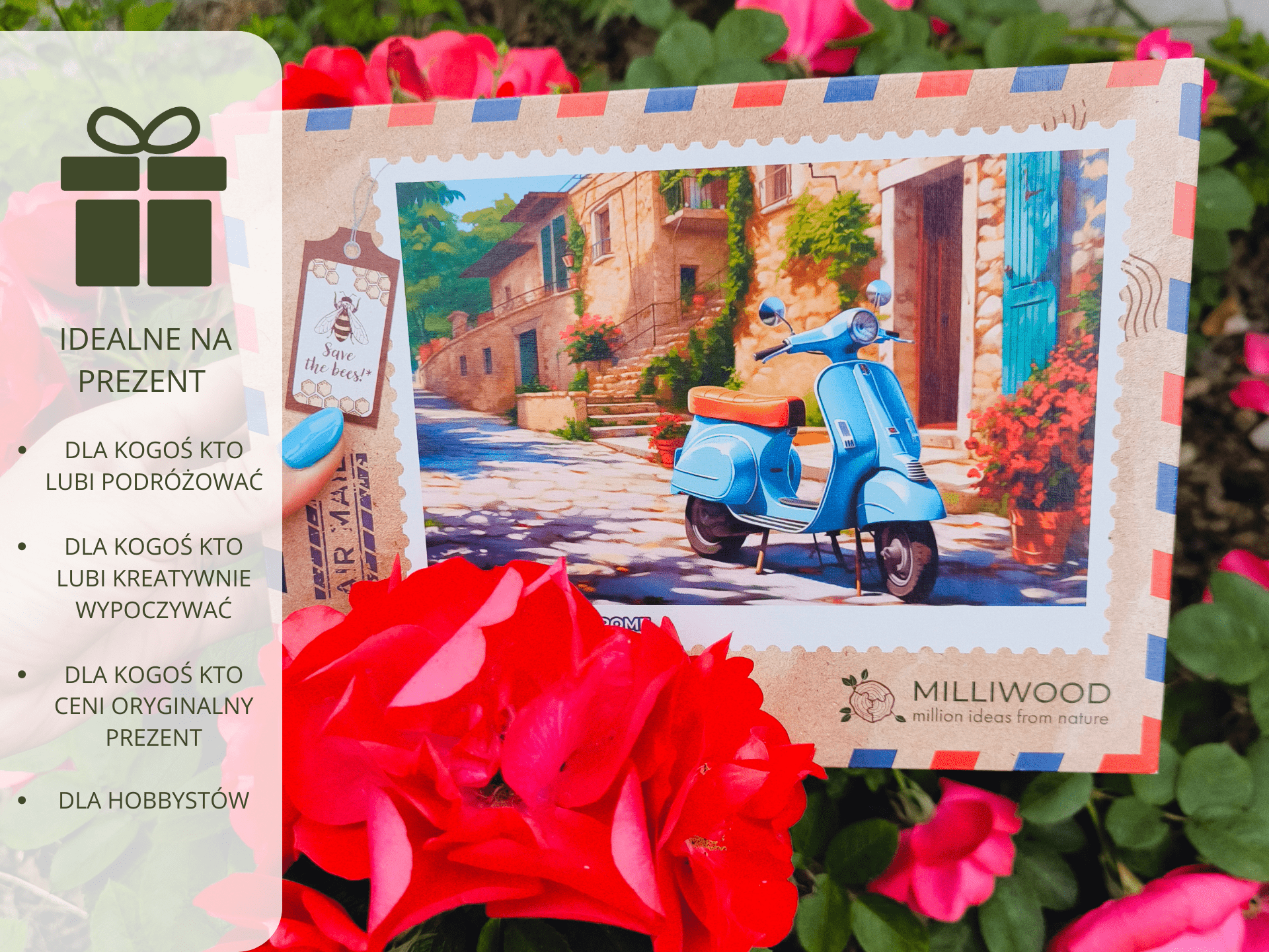 milliwood-hello-traveler-roma-holzpuzzle-500-teile-vespa image 7