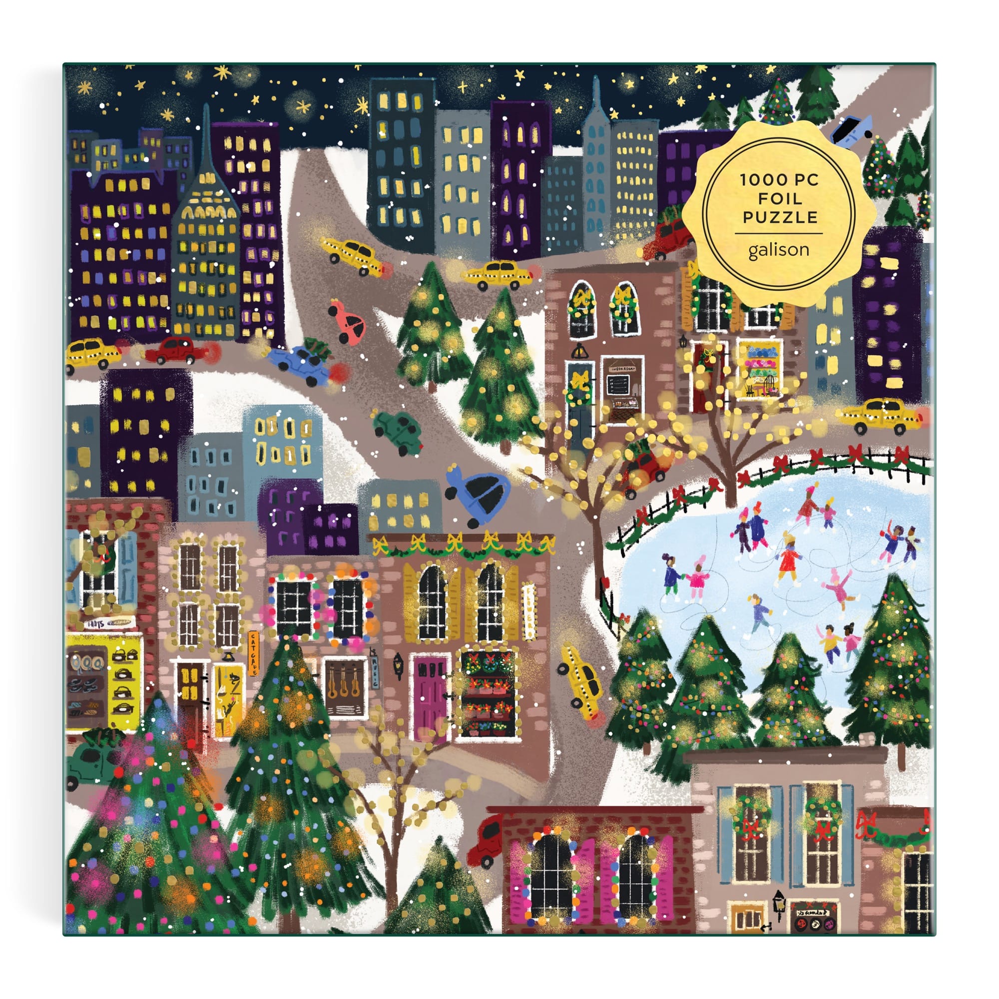 galison-sparkling-city-1000-teile-foil-puzzle-joy-laforme image 2