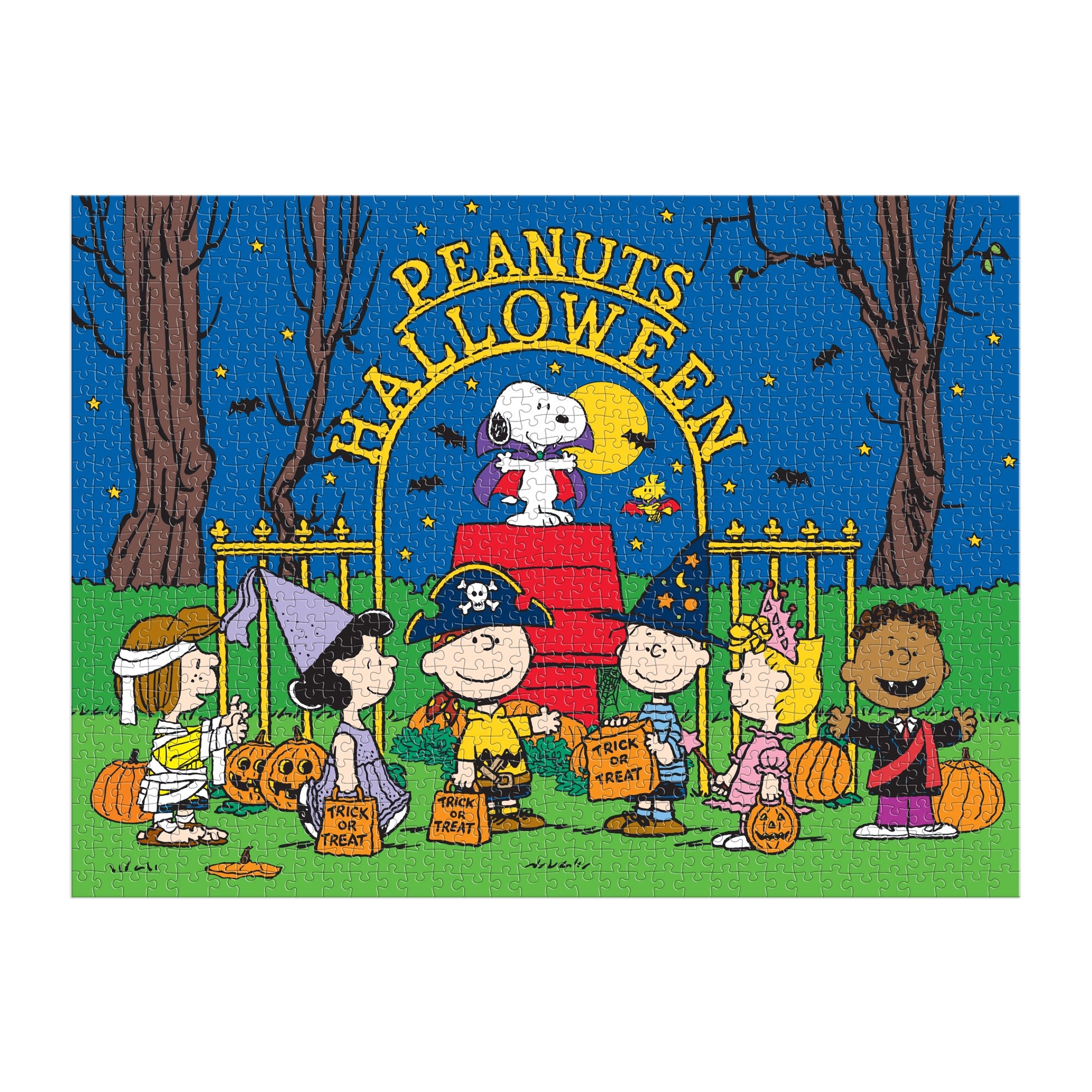 galison-peanuts-halloween-puzzle-1000-teile-68x50cm image 3