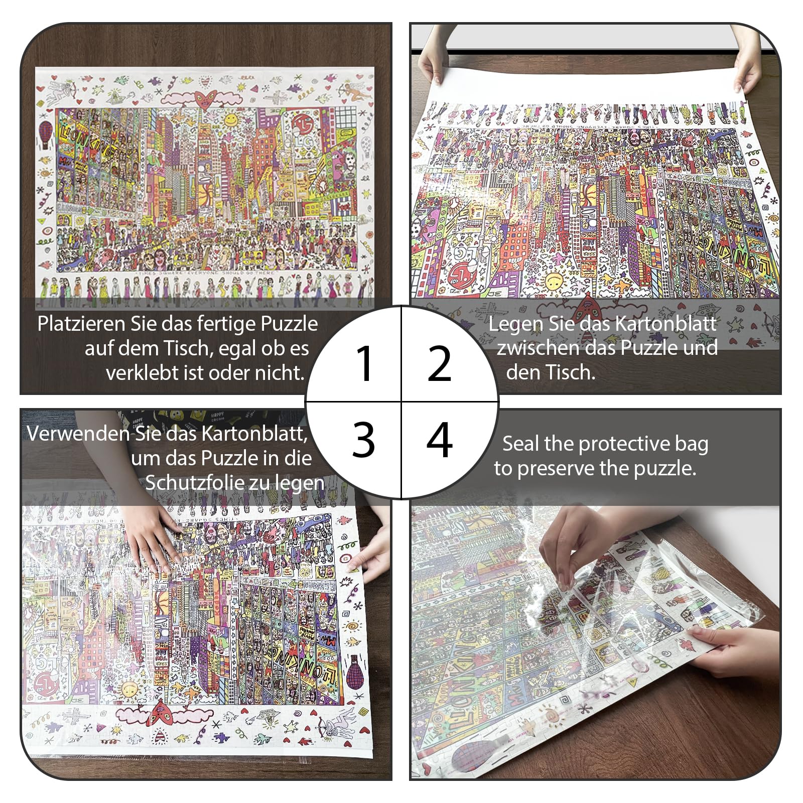 nariolar-puzzle-aufbewahrung-10-taschen-1000-teile-transparent image 5