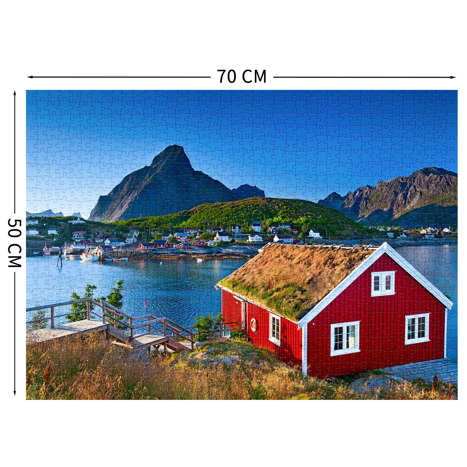 huadada-puzzle-1000-teile-norwegen-lofoten-70x50-cm image 2