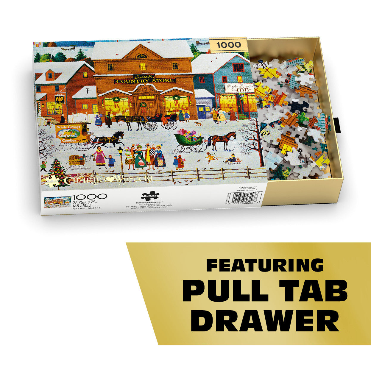 buffalo-games-wysocki-cauldwell-s-country-store-puzzle-1000-teile-winter image 5