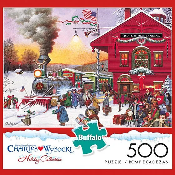 buffalo-games-whistle-stop-christmas-500-teile-puzzle-weihnachten image 1
