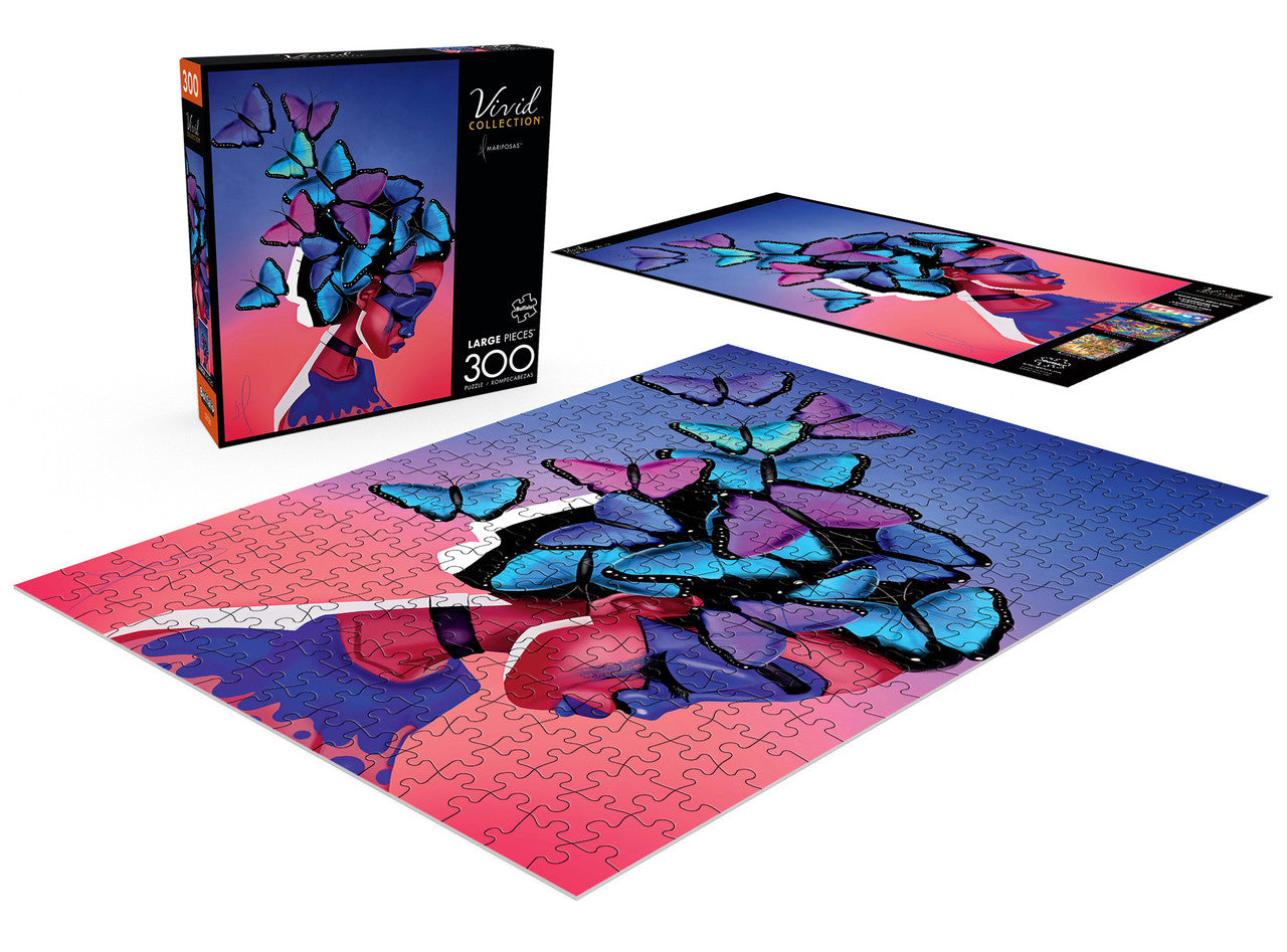 buffalo-games-vivid-mariposas-300-teile-puzzle-schmetterling image 4
