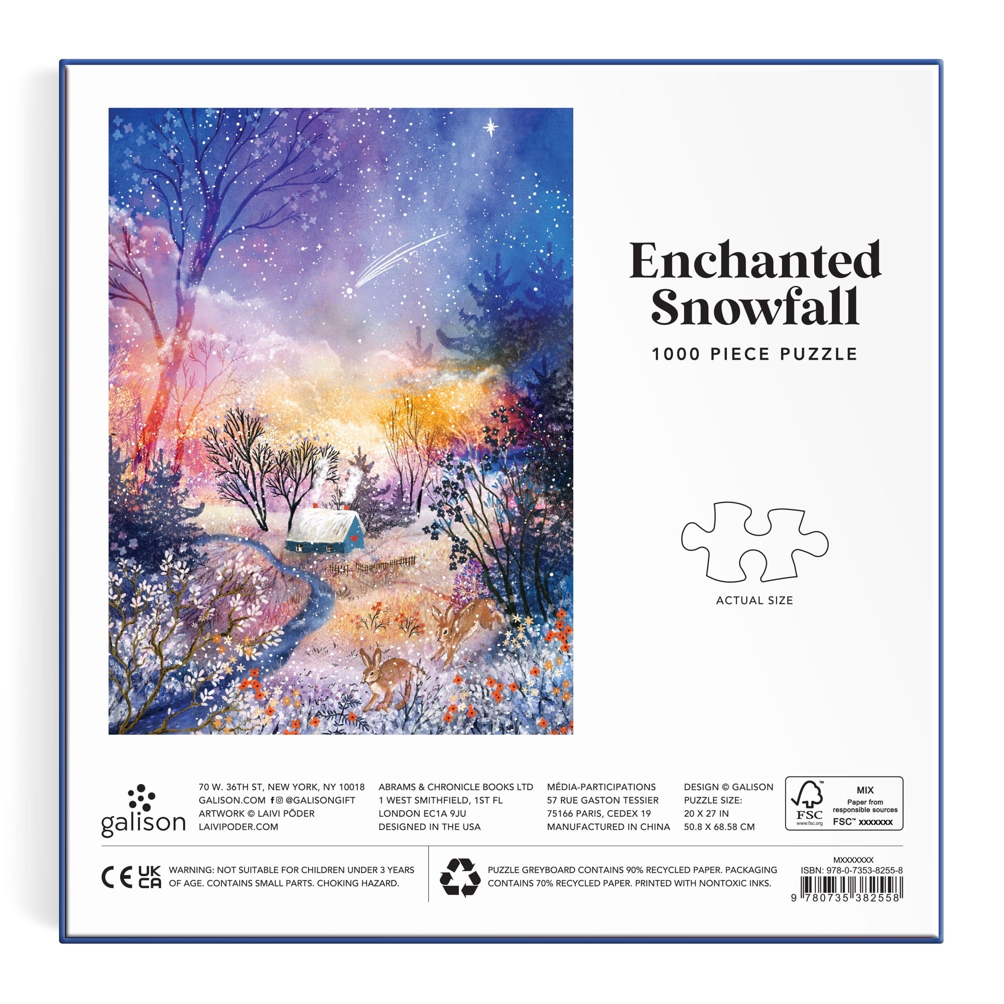 galison-enchanted-snowfall-puzzle-1000-teile-winter image 5