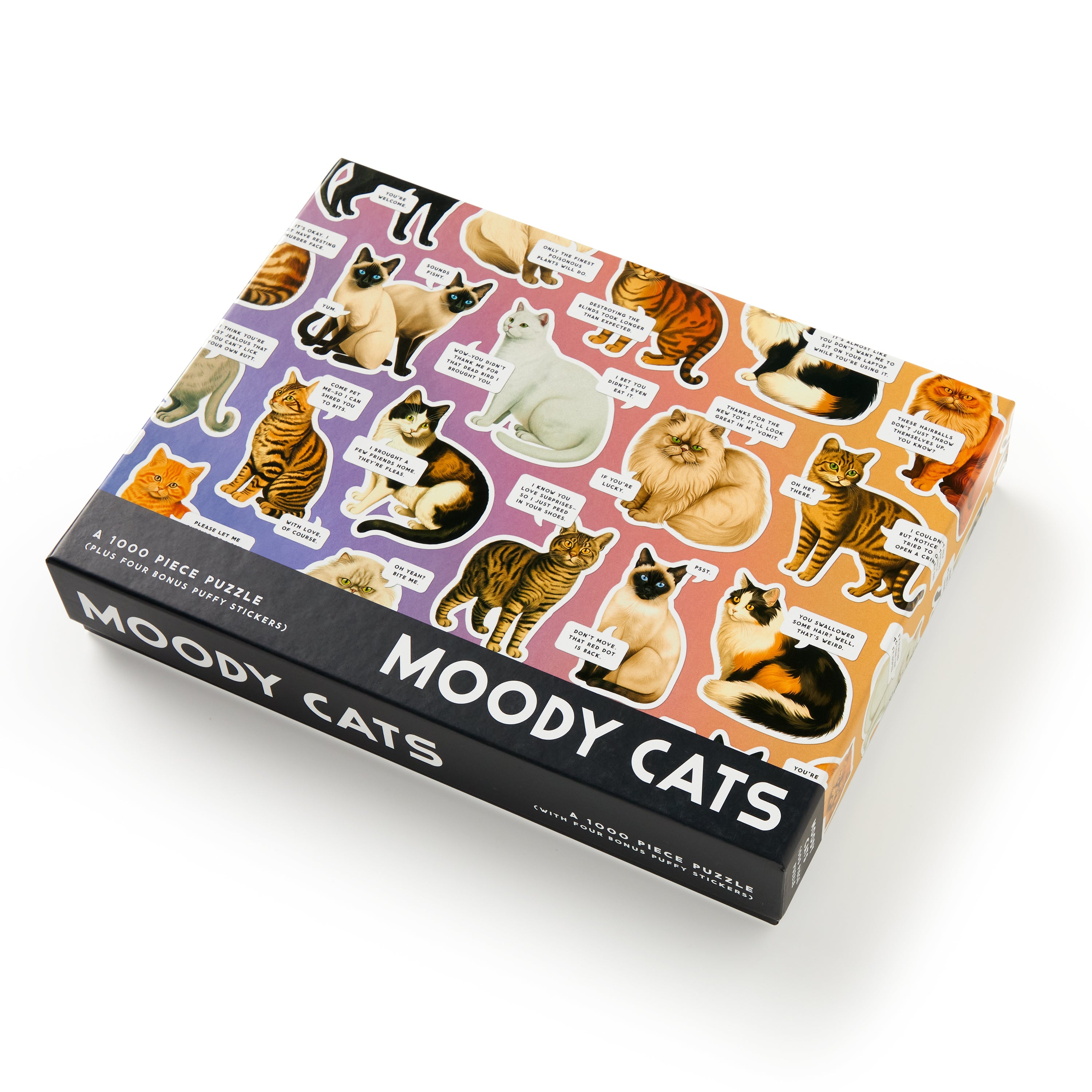 galison-moody-cats-puzzle-1000-teile-katzen-spot-uv image 5