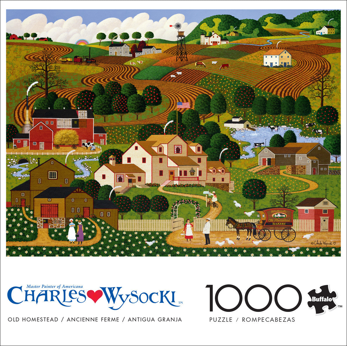 buffalo-games-wysocki-old-homestead-puzzle-1000-teile-bauernhof image 2