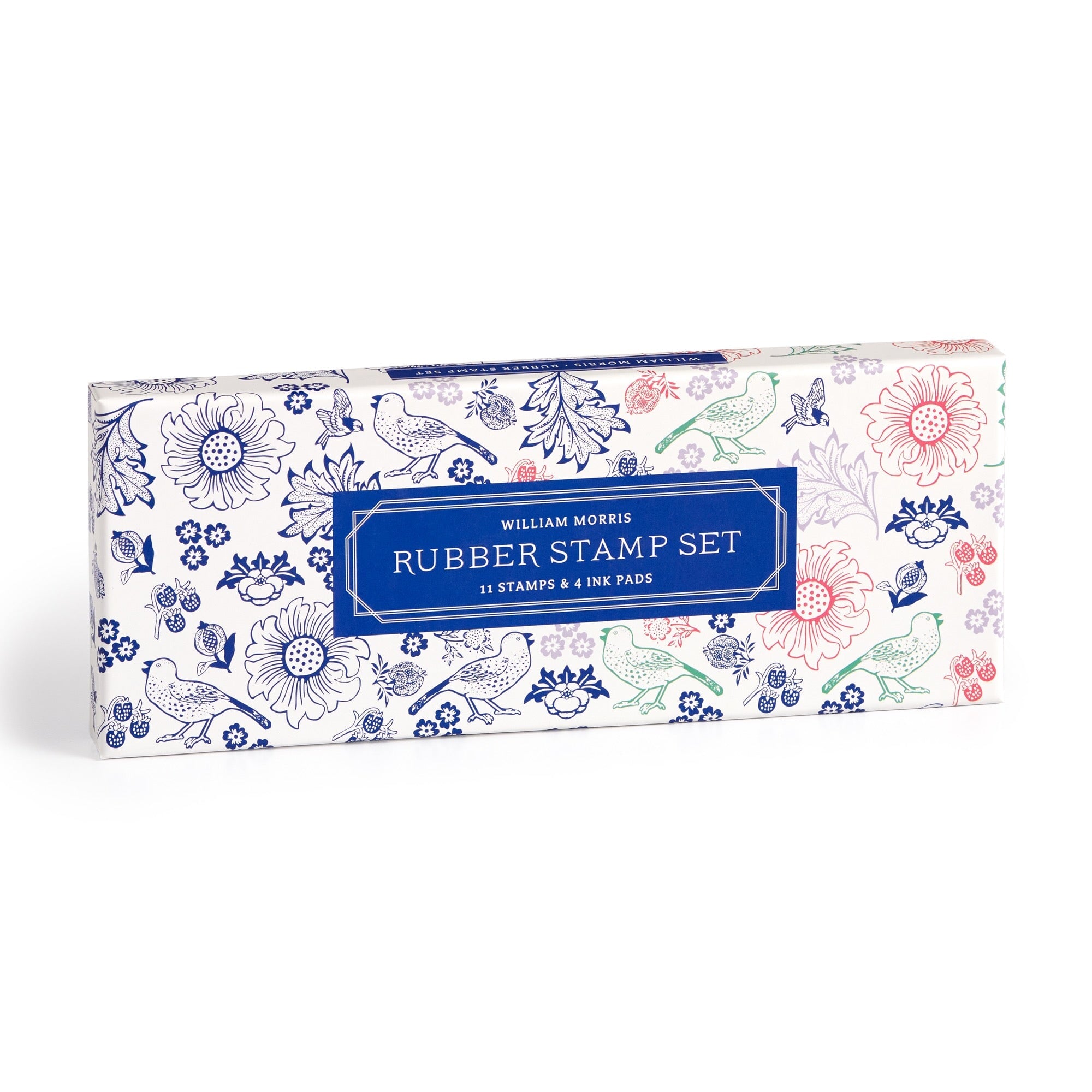 galison-william-morris-stempelset-holz-11-stempel-4-kissen image 1