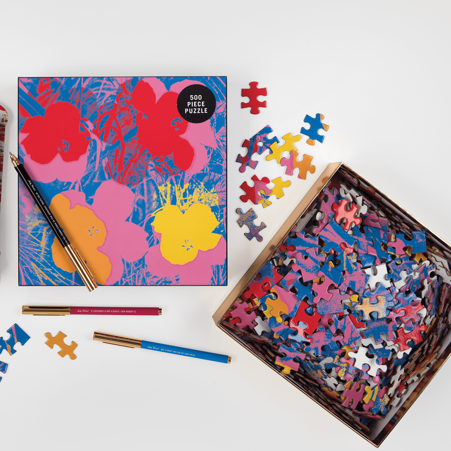 galison-andy-warhol-flowers-500-teile-puzzle-blumen image 4