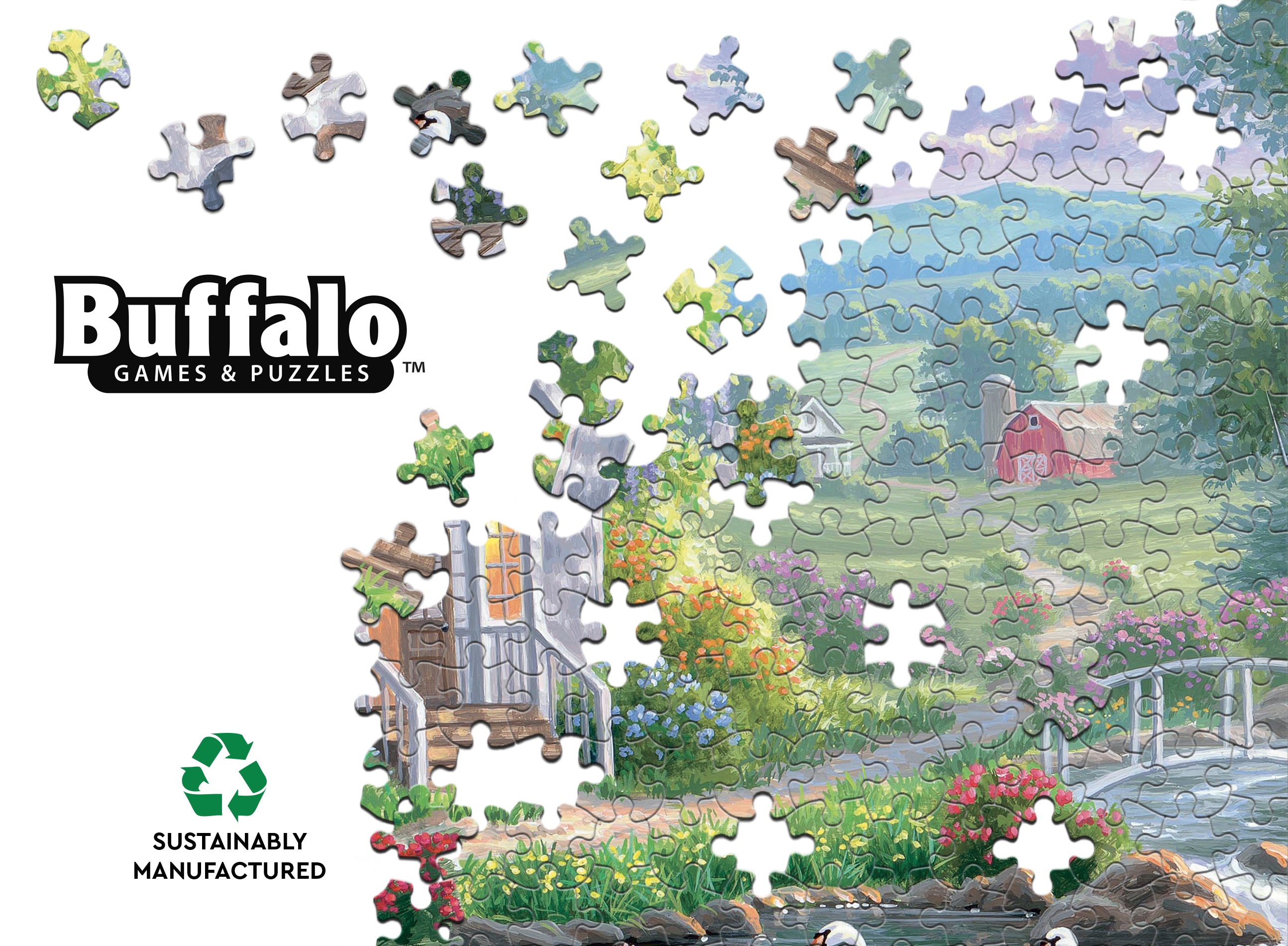 buffalo-games-jigsaw-puzzles-joyful-chapel-puzzle-1000-teile image 8