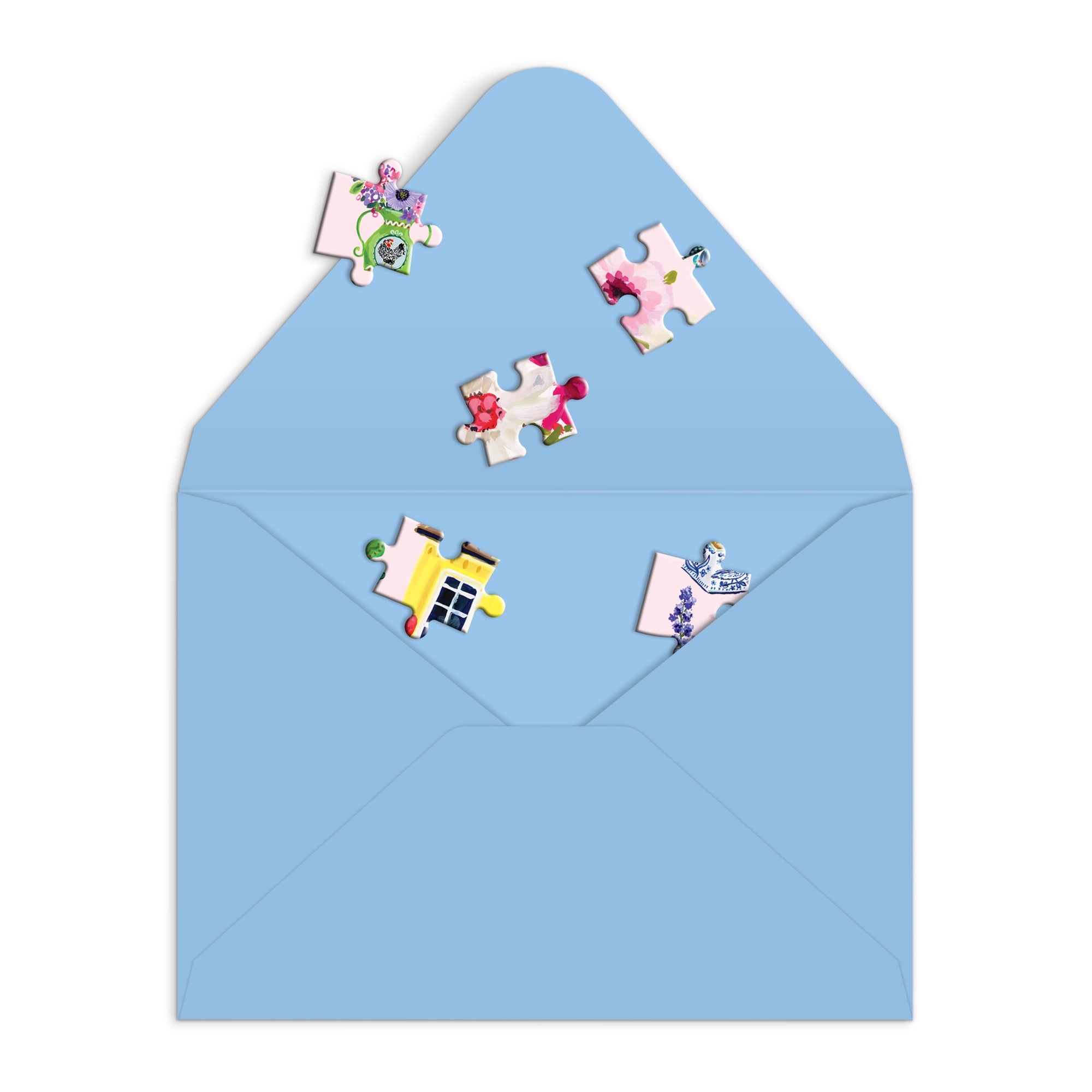 galison-buzzy-bouquets-gru-karten-puzzle-60-teile-blumen image 4