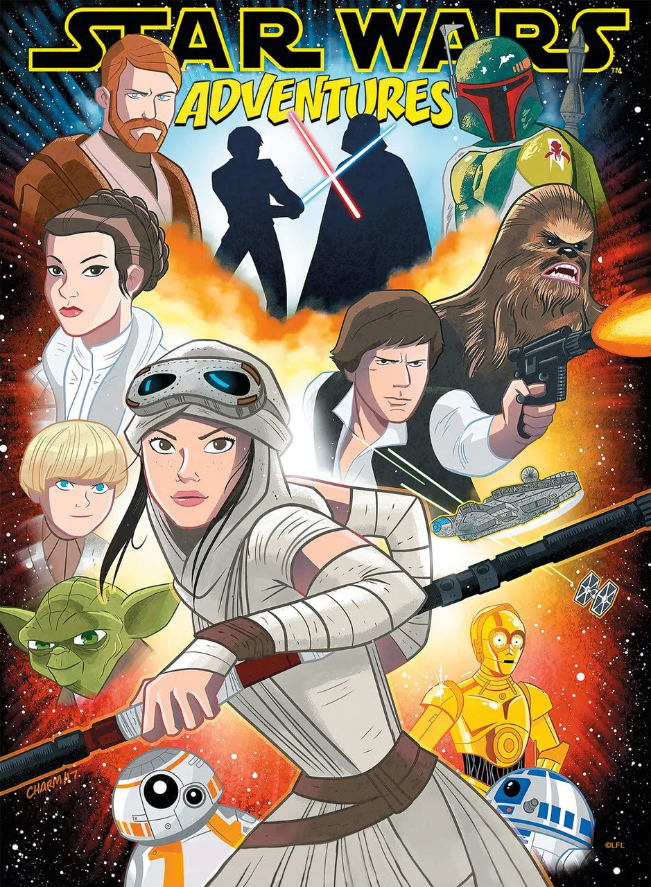 buffalo-games-star-wars-adventures-100-teile-puzzle-kinder image 1