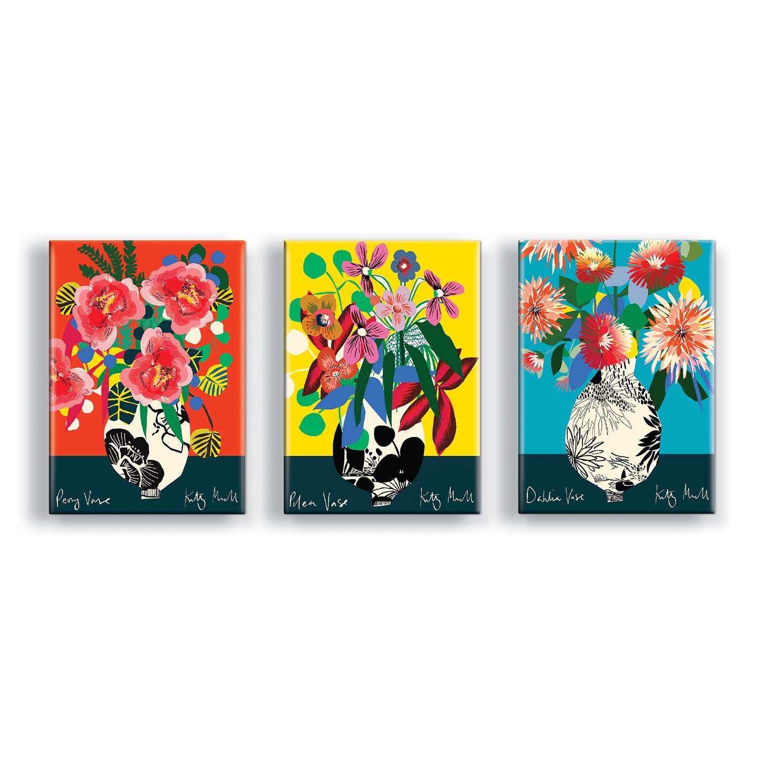 galison-kitty-mccall-puzzle-set-3x120-teile-blumen image 4