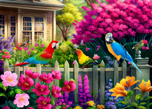 huadada-eisvogel-puzzle-500-teile-49x35cm-mit-poster image 1