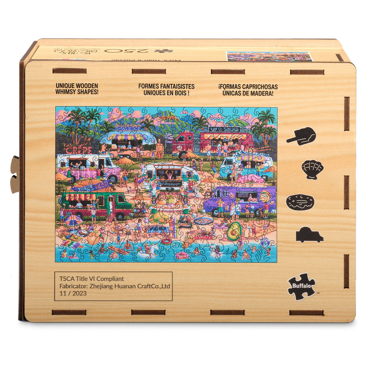 buffalo-games-hawaiian-food-truck-festival-250-teile-holzpuzzle image 4