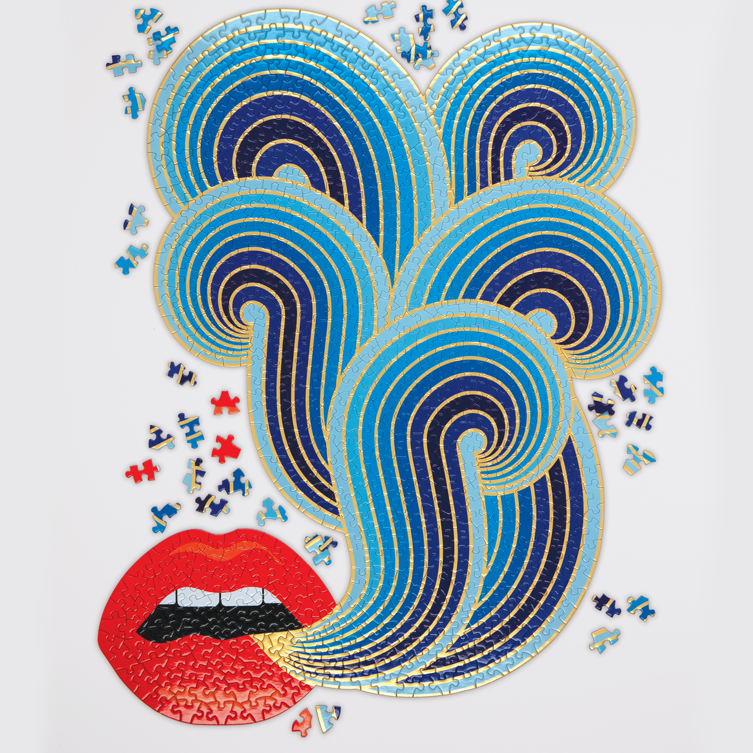 galison-jonathan-adler-lips-form-puzzle-750-teile image 4