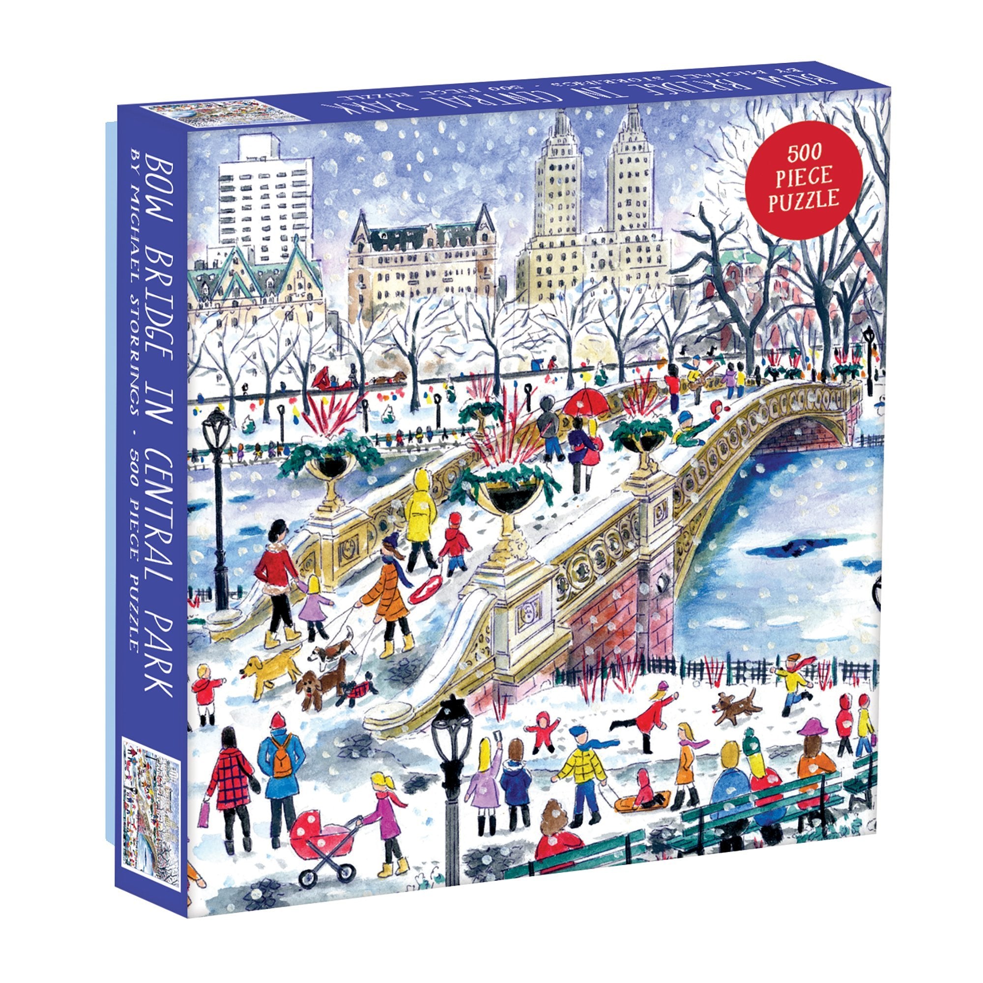 galison-bow-bridge-central-park-puzzle-500-teile-winter image 1