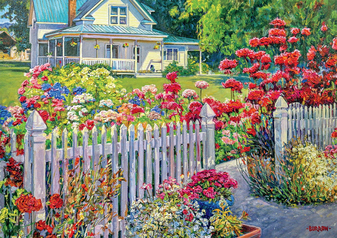 buffalo-games-bonjour-fenceline-garden-500-teile-puzzle-garten image 2