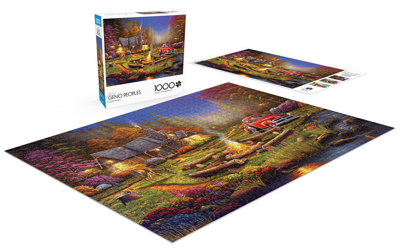 buffalo-games-peoples-the-woodsmen-puzzle-1000-teile-wald image 4